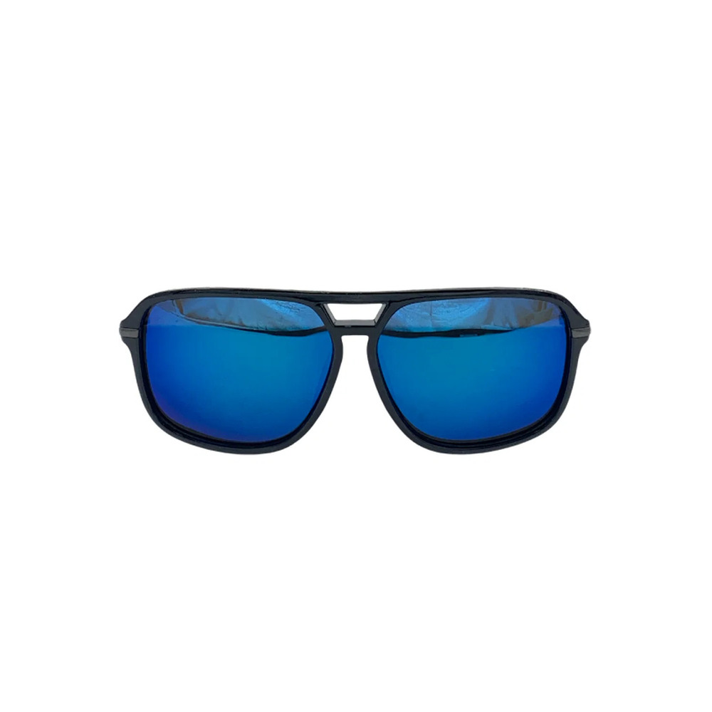 Simplify Men's Polarized Aviator Sunglasses Reed Black/Blue